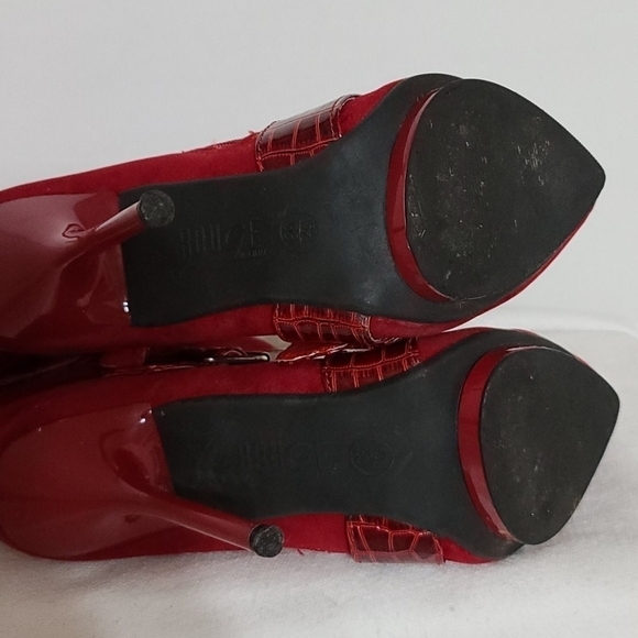 Rouge Helium virus 20 booties size 5 1/2 - Picture 9 of 12